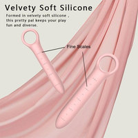 Lot de 5 Dilatateurs Pelviens en Silicone, Ensemble de Plugs Anaux pour Femmes, Baguette de Massage Pelvien, Appareil d'Entraînement Musculaire pour Renforcer les Muscles