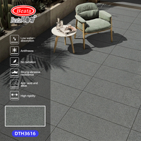 Dalles de pavé en porcelaine 1200x600mm 18mm, finition mate, résistantes aux acides, pour revêtement extérieur de projets de terminaux, pavillons et centres commerciaux