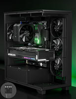 Refroidisseur de processeur silencieux upHere 120 mm, refroidisseur d'air pour processeur avec 4 caloducs, ventilateur pour processeur compatible LGA1700 AM5 AM4