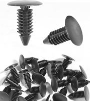 100 attaches en plastique pour automobile, clips de fixation de pare-chocs, accessoires de voiture, attaches pour trous de 7 mm