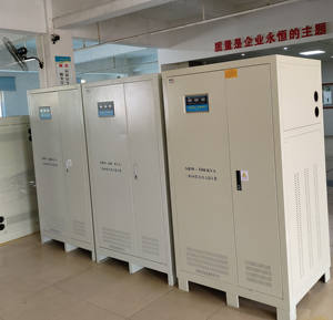 Промышленный автоматический трехфазный компенсируемый стабилизатор напряжения SBW-400KVA / сервостабилизатор переменного тока с медной обмоткой - Product Image 2