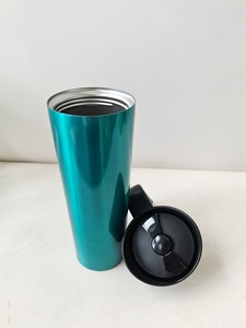 600ml Stainless Steel <b>Double</b> <b>Wall</b> Vacuum Insulated Tumbler Leak-Proof Portable Camping Travel <b>Mug</b> for Adults 6-12 Hours Thermal - Product Image 6