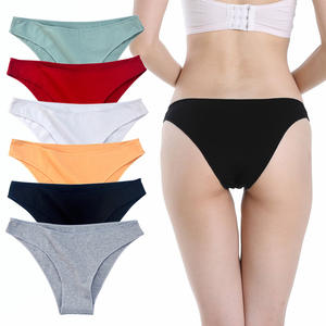 Ropa Interior <span class=keywords><strong>de</strong></span> Algodón para Mujer, <span class=keywords><strong>Bikini</strong></span> Cheeky, Ropa Interior Femenina Sexy <span class=keywords><strong>de</strong></span> Cintura Baja, Bragas Hipster para Damas - Product Image 1