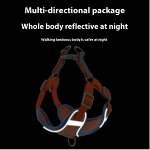 Arnés para perros personalizable respetuoso con el medio ambiente, resistente al agua, a prueba de mordeduras, correa para mascotas - Product Image 3