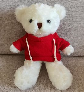 ของที่ระลึกรับปริญญาของบริษัทราคาถูกของขวัญ30cm กับตุ๊กตาหมีสีขาวเสื้อยืดโลโก้ที่กำหนดเองตุ๊กตาหมี - Product Image 6