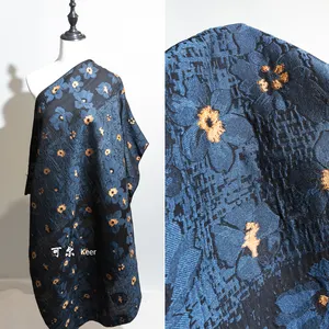 KEER TDMG164M textile de luxe personnalisé en coton polyester pour robe de femme tissu jacquard