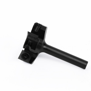 Fresa de carburo de tungsteno de cuatro filos, mango de 8 mm, longitud de corte de 80 mm, para fresado ascendente en centros de mecanizado CNC - Product Image 3