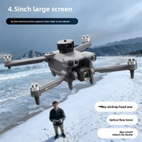 Nouveau drone AE51 à double caméra 4K HD avec GPS, écran de contrôle à distance, moteur sans balais, mini drone RC pour photographie aérienne en extérieur