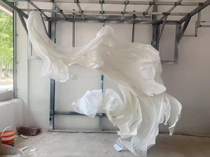 Instalación Artística de Papel Gigante Realista J-029 para Bodas, Decoración de Fondo para Eventos a Gran Escala, Flor Gigante - Product Image 2