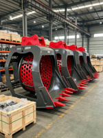 Godet de criblage rotatif pour le tri du sable, de la pierre et du rocher, godet de criblage hydraulique personnalisé pour chargeuse-excavatrice
