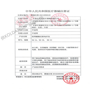 Dispositivo de Electroterapia de Reflejos Cerebrales Magnéticos Transcraneales Nk-Ic Jingkang de Shijiazhuang, Equipo de Rehabilitación - Product Image 1