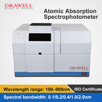 Espectrofotómetro de Absorción Atómica Automático de Laboratorio AAS DW-AA4530F de 8 Lámparas con Compresor de Aire