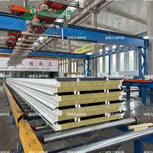 Panneau extérieur 60x1000 panneau intérieur vert gris blanc gris <span class=keywords><strong>polyuréthane</strong></span> bord d'étanchéité laine de roche sandwich panneau de toiture photovoltaïque - Product Image 3