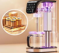 Machine à glace électrique automatique domestique 500W, contrôle numérique, bol amovible 0,5L, plastique, garantie 1 an, service rapide