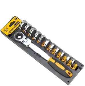 Llaves de Trinquete Combinadas con Anillo de Engranaje, Llave Reversible, Herramienta Manual para Reparación de Automóviles - Product Image 1
