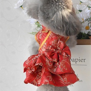 Nueva llegada Chihuahua Año Nuevo Ropa para mascotas Vestido de verano para perros Vestido bonito para mascotas Ropa para perros Marca de lujo Moda - Product Image 6