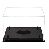 Boîte de présentation verticale de luxe en acrylique pour gants de boxe UFC MMA, étui de présentation pour gants de combat MMA