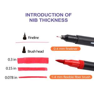 Ensemble de 120 stylos marqueurs à double pointe <span class=keywords><strong>pour</strong></span> le dessin, <span class=keywords><strong>Amazon</strong></span> Double Dual Brush Tip Art - Product Image 2