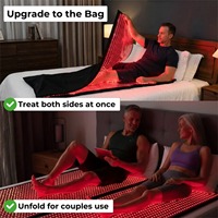 Tapis de yoga infrarouge immersif 360° XL double taille 2700 LED pour la récupération corporelle complète et le bien-être, avec thérapie par lumière rouge