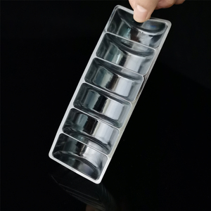 Nhà Máy Giá tùy chỉnh PVC vỉ bao bì khay tái chế trong suốt rõ ràng nhựa cho macaroon trượt hộp giấy sử dụng thực phẩm - Product Image 3