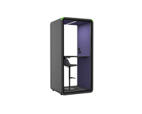 Cabine insonorisée, bureau modulaire, cabine acoustique silencieuse pour le travail en intérieur, salle d'interview