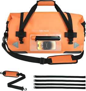 Free sample Waterproof Backpack 30L,Floating Dry Bag with <b>Phone</b> Case,Roll Top Closure Waterproof Bag for Kayak - Product Image 2