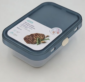 Hokkaido Push Button Food Container 500ml/1000ml Plastic Food Storage Container Leakproof Heatable New Product Ideas - Product Image 1