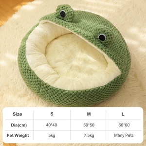 Süper yumuşak dayanıklı kumaş Pet yatak, yıkanabilir lüks kedi ve köpek yatağı yeşil küçük ve orta ve büyük ve ekstra büyük boy - Product Image 4