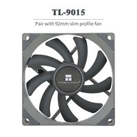 Ventilateur de processeur Thermalright AXP90 X36 de 92 cm à profil bas, avec dissipateur thermique à 4 caloducs en cuivre