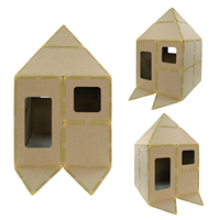 Panneaux modulaires magnétiques en feutre doux pour fort de jeu, tente de jeu intérieure pour enfants avec plusieurs fenêtres