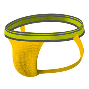 Hommes Jockstrap 3cm Rayé Ceinture Sangles Latérales Sexy Sous-Vêtements Coton Ours Jockstrap Respirant Sexy Strings Gay Hommes Jockstrap - Product Image 5