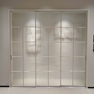 Puerta Corredera de Vidrio de Alta Resistencia Deioux con Marco Ultra Delgado, Doble Vidrio, Resistente al Viento, para Interiores, Dormitorios y Balcones, OEM ODM - Product Image 5