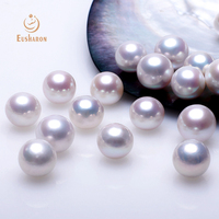 En gros Naturel Blanc D'eau Douce Rond Edison perles