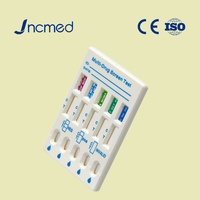 Kit de test de drogue urinaire rapide professionnel 5 en 1, carte de dépistage de drogue multi-panneaux avec analyse d'urine