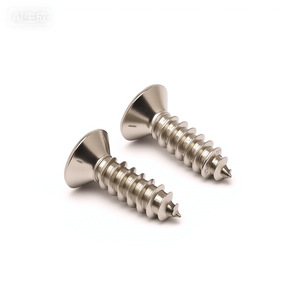 Tornillos autorroscantes avellanados de acero inoxidable 201, métricos, grado 2, para metal, resistentes a la corrosión - Product Image 2
