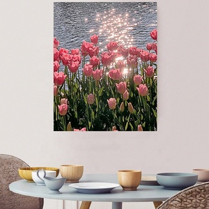 ชุดระบายสีตามตัวเลข Sunset Night Sky Valley สำหรับผู้ใหญ่และเด็ก ปรับแต่งได้ พร้อมกรอบ - Product Image 1