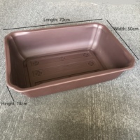 Pot de Bonsaï Rectangle en Plastique de Grande Taille de 70cm 27.56 pouces pour Grande Planteur de Succulentes et Bonsaï d'Arbre