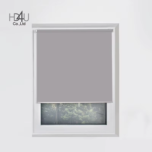 Stores à enrouleur occultants standard de 17mm mini système avec tissu solide facile à installer pour Windows - Product Image 4