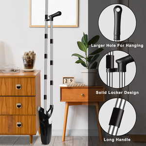 Ensemble balai et pelle rotatifs à prix usine, manche en acier inoxydable, design pliable, couleur personnalisable, fonction de maintien vertical - Product Image 4