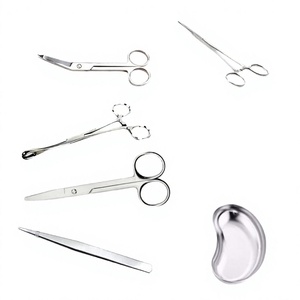 Juego de Instrumentos Quirúrgicos Metálicos Manuales con Certificación CE Clase I, Kit de Herramientas para Cirugía General - Product Image 2