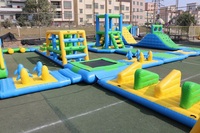 WINSUN Bingo Super Parc aquatique gonflable, parcours d'obstacles de plage et de mer, parcours aquatique gonflable