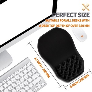 Thoải Mái Tập Trung Bộ Nhớ Bọt Cổ Tay Hỗ Trợ <span class=keywords><strong>Mousepad</strong></span> Với Non-Slip Thiết Kế Tăng Cường Đánh Máy Và Chơi Game - Product Image 5