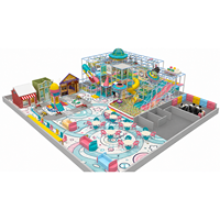 Hochwertiges, recycelbares, sicheres und langlebiges Mehrstufiges Rutsche-Bällebad-Set für Kinder – Kommerzielle Indoor-Spielplatzausrüstung