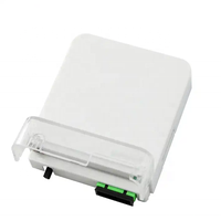 Fibre ABS Rosetas 1Core 2Core Fiber Prise Murale Optique Façade Fibre Optique Mini Ftth Box