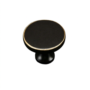 Modern Single-Hole Gold-Black Brass Pure <b>Copper</b> Cabinet <b>Door</b> Handles <b>Knobs</b> for Kitchen Bedroom Bathroom Hotel Drawers-Easy - Product Image 1