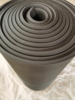 Panneau d'isolation en mousse NBR/PVC écologique personnalisé, mousse de caoutchouc noire pour usage extérieur et industriel, isolation thermique