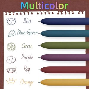 Stylos Gel Colorés Pointe Fine Écriture Fluide 0,5 mm Encre Colorée Design Vintage Doré pour Journalisation et Prise de Notes pour OEM - Product Image 2