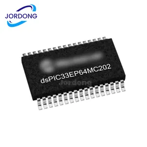 Jordong DSPIC33EP64MC202 SSOP-28 3.6V Digital Signal Processadores e controladores DSP DSCs DSPIC33EP64MC202T-I/SS