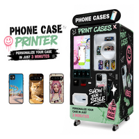Distributeur automatique de coques de téléphone à faible entretien, machine d'impression de coques de téléphone, équipement commercial pour musées et salles de jeux