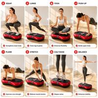 Plateforme vibrante oscillante portable et écologique pour l'amincissement et l'exercice du corps entier, idéale pour la drainage lymphatique